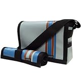 Airship Diaper Messenger Bag - Slate Blue/Space Blue