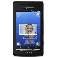 Sony Ericsson Xperia X8 Smartphone (7,62 cm (3 Zoll) Display, Touchscreen, 3 Megapixel Kamera, Android OS) schwarz