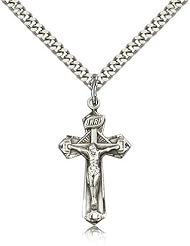 Crucifix Pendant, Sterling Silver