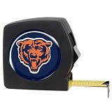 Chicago Bears 25' Black Tape Measure (with Primary Logo)
