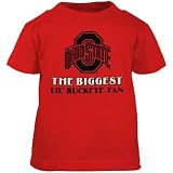 Ohio State Buckeyes Scarlet Toddler Biggest Lil' Fan T-shirt