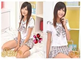 Goblin system pink miniskirt check sailor cosplay set 18 409 / moving / new life / present / Valentine / New Year / graduation gift (japan import)