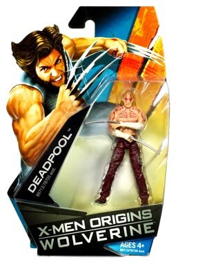 X-Men Origins Wolverine Movie Series 3 3/4 Inch Action Figure Deadpool (No Shirt with Tatoos)