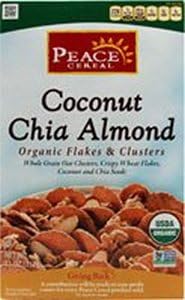 PEACE CEREAL CEREAL CCNUT CHIA ALMND C, 11 OZ