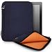 CaseCrown Protective Faux Suede Zip Sleeve Case (Navy) compatible with the new iPad / iPad 2 / iPad 3 & other tablets