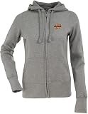 Oklahoma State Womens Zip Front Hoody Sweatshirt (Grey)