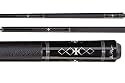 Players Midnight Black Pool Cue with Iron Cross Design (G-2220)