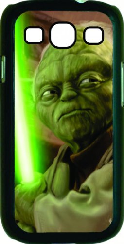 Star Wars Yoda Black Hard Snap on Case Cover for Samsung® i9300 Galaxy S3 S III Case - Universal - Great Affordable Gift!