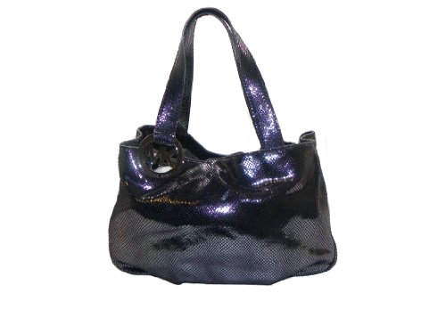 MICHAEL Michael Kors Fulton East-West Tote Gunmetal Silver Large