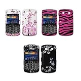3 Pack of Premium Snap-On Cover Hard Protector Cases for BlackBerry Bold 97 ....