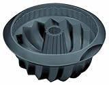 Image Lekue 8-Inch Deep Savarin Cake Mold, Black