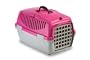 Kerbl 81362 Box de transport avec portes PVC Gulliver 1 48 x 32 x 31 cm (Rose/gris)