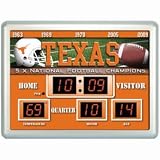 Texas Longhorns UT NCAA 14" X 19" Scoreboard Clock