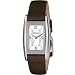 Fossil Dress Collection Leather Strap Silver Dial Women`s watch #ES2586