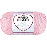 Red Heart E746.9700 Soft Baby Steps Yarn, Solid, Baby Pink