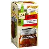 Ball Regular Mouth Jar Lids and Bands Set of 12 by Ball