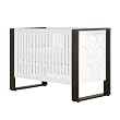 Aerial Crib Ends: Circle, Frame Color: Dark Pine Wood