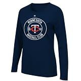 Minnesota Twins Women's Navy Pro Sports Long Sleeve T-Shirt