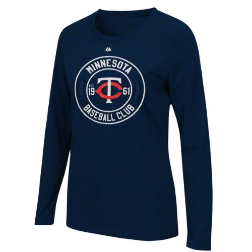 Minnesota Twins Women's Navy Pro Sports Long Sleeve T-Shirt