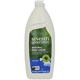 Seventh Generation Dish Liquid, Free Clear, 25 oz