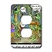 Londons Times Funny Animals Cartoons - Eye Of Newt Bars - Light Switch Covers - 2 plu...