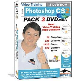 Adobe Photoshop CS2 Tutorial Training in 3 DVDs By Keyko by Keyko