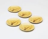 陶房淳 黄瀬戸 銘々皿 【和皿・洋皿 瀬戸焼】 〔キャッシュバックキャンペーン対象商品〕