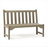 Classic Park Bench Finish: Light Yellow, Size: 36"