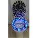 Wc Brille mit 10 Led Steine Blau