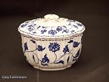 Spode Blue Colonel Gold #Y6235 Covered Sugar