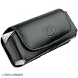 Black Horizontal Leather Pouch For LG VX10000 Voyager VX-10000 Phone Case Cover with Belt Clip Magnetic Closing