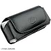 Black Horizontal Leather Pouch For LG VX10000 Voyager VX-10000 Phone Case Cover with Belt Clip Magnetic Closing