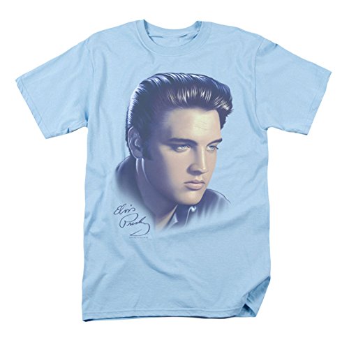 Elvis Presley Big Portrait Mens Short Sleeve Shirt