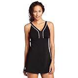 Speedo Womens Endurance Aquatic V-Neck Swim Dress