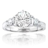 1.45 ct. TW Round Diamond Engagement Ring in 14 kt. Accented Mounting