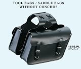 Leather Saddle Bag - without Conchos - 12,5x9x5