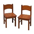 Pair Rectangular Chairs-Honey
