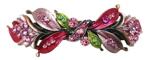 Crystal Flower Barrette YY86800-3