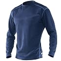 EDZ All Season Base Layer Crew Neck Shirt - Mens - Black - Medium