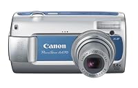Canon PowerShot A470 7MP Digital Camera with 3.4x Optical Zoom (Blue)