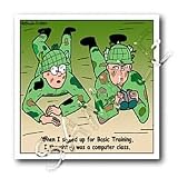 Basic Training - 8x8 Iron On Heat Transfer For White Material