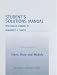 Books : Student's Solutions Manual to Accompany Stats: Data and Models