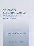 Student's Solutions Manual to Accompany Stats: Data and Models
