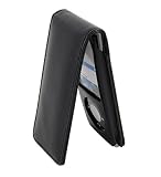 Luxury Black Leather Flip Case for iPod Nano 5th Generation 8GB / 16GB