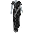 Medium Black Silk Fashion Saree (ssari107)