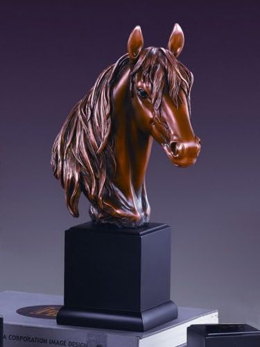 Large Horse Head Bust Statue Figurine