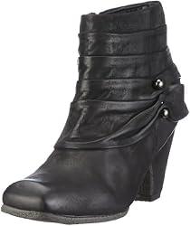 Bugatti Anita Nubuk TF W44235, Damen, Stiefel, Schwarz (schwarz 100), EU 40