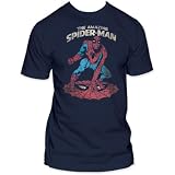 Men's Marvel Comics Spider-man Amazing Spiderman Fitted Jersey T-shirt