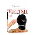 Fetish Fantasy Zipper Head Hood, Black