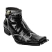 G4H893-5 Men's Leather Ankle Boots Black